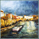 Bundesratufer, Öl auf Leinwand 40 x 60